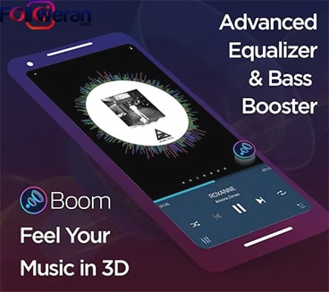 دانلود اکولایزر موزیک اینستاگرام با برنامه boom
