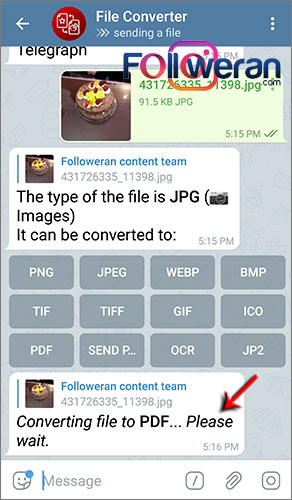 تبدیل فرمت فایل ها با ربات File Converter در تلگرام