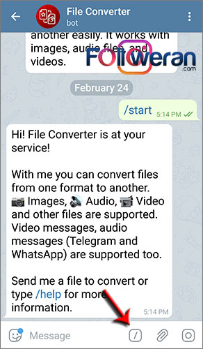 تبدیل فرمت فایل ها با ربات File Converter در تلگرام