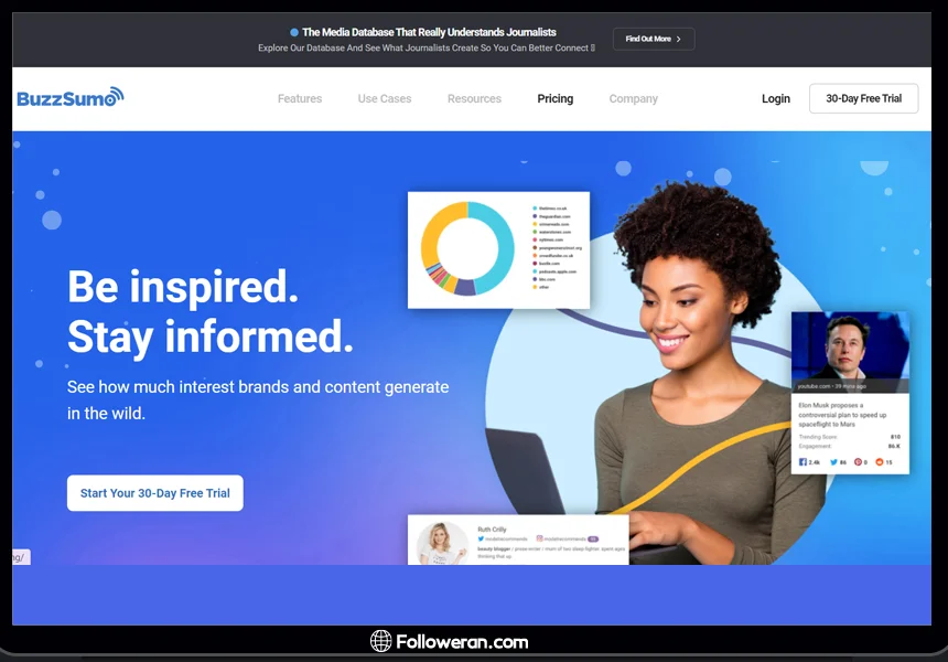پیدا کردن اینفلوئنسر های ایرانی با Buzzsumo