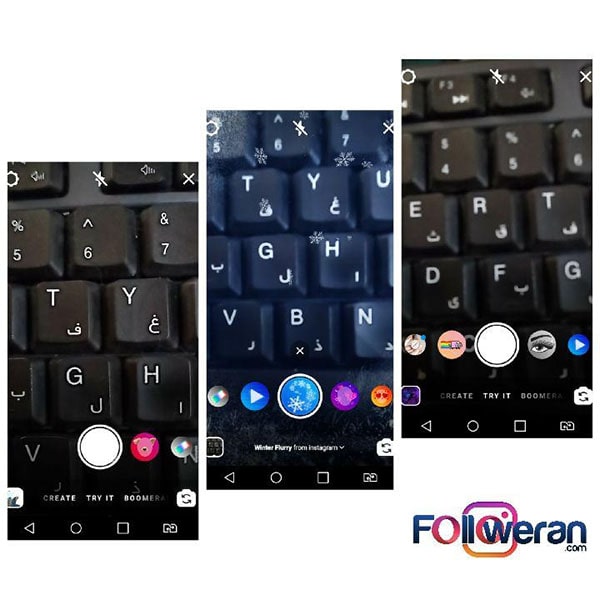 چطور از فیس فیلتر ها برای گرفتن فیلم استفاده کنیم