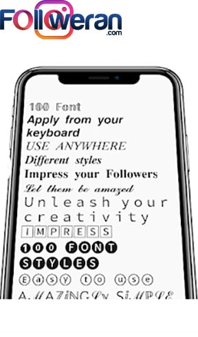 برنامه تغییر فونت اینستاگرام Fonts for Instagram