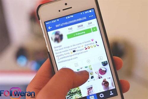فاصله گذاری بین خطوط در اینستاگرام