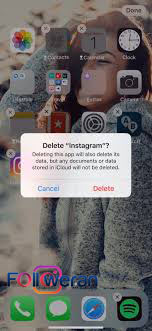 حذف و نصب دوباره برنامه برای رفع مشکل هایلایت اینستاگرام