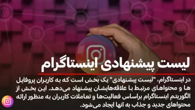 لیست پیشنهادی اینستاگرام