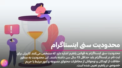 محدودیت سنی اینستاگرام