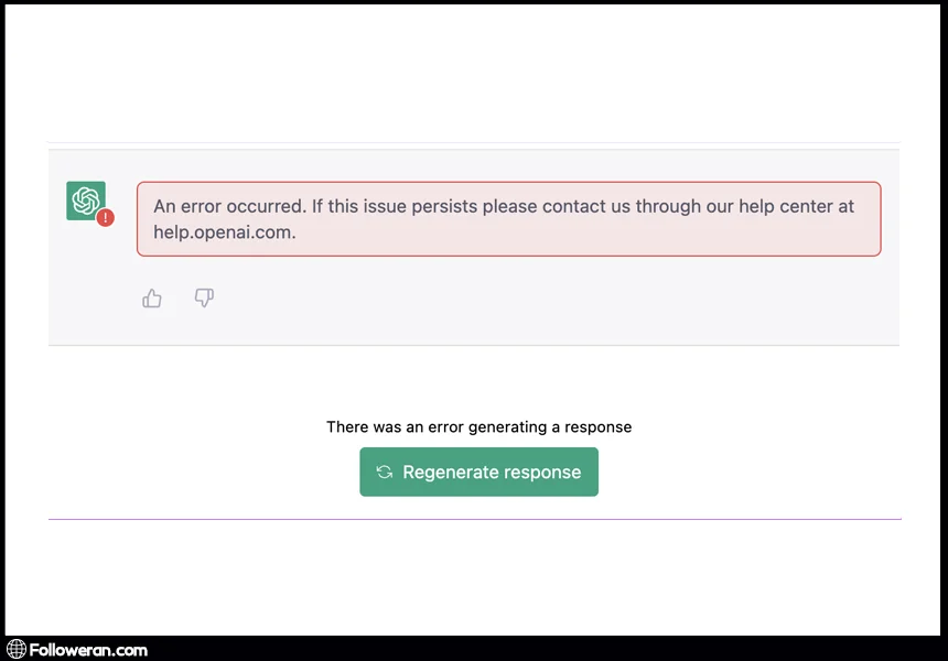 رفع خطاهای An Error Occurred در ChatGPT
