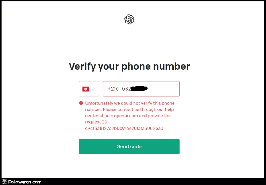 رفع خطاهای تایید SMS در ChatGPT