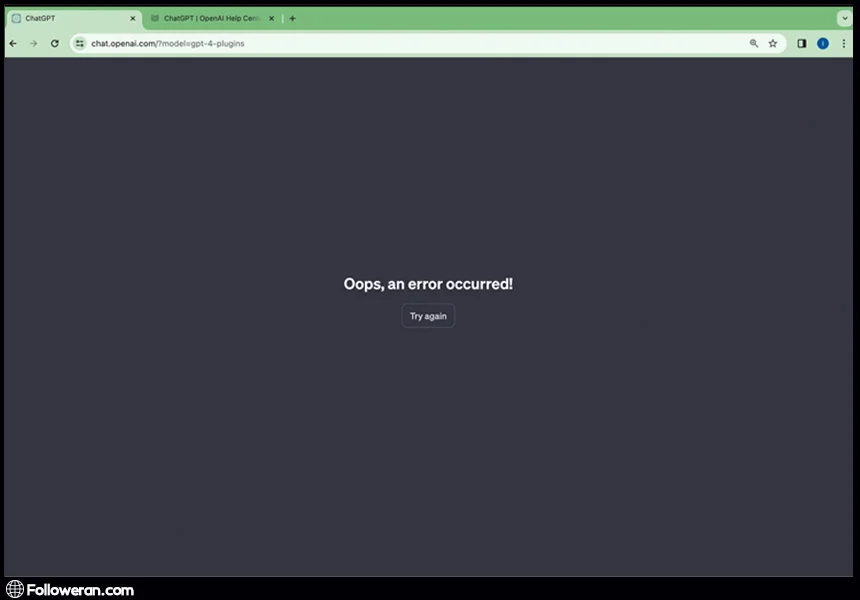 نحوه رفع خطاهای Oops, an Error Occurred در ChatGPT
