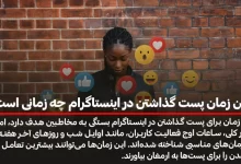 بهترین زمان پست گذاشتن در اینستاگرام
