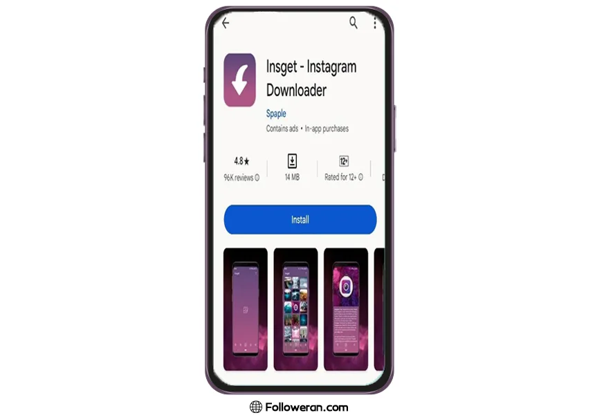 دانلود از اینستاگرام با اپلیکیشن Repost for Instagram