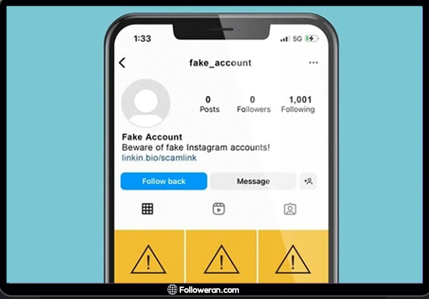 فرق فالوور فیک و روح