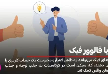 مزایا و معایب فالوور فیک اینستاگرام چیست؟