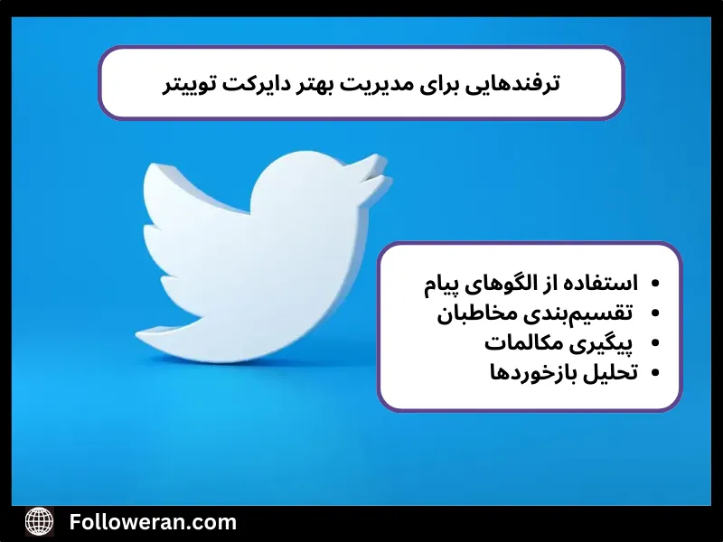 استفاده از دایرکت توییتر