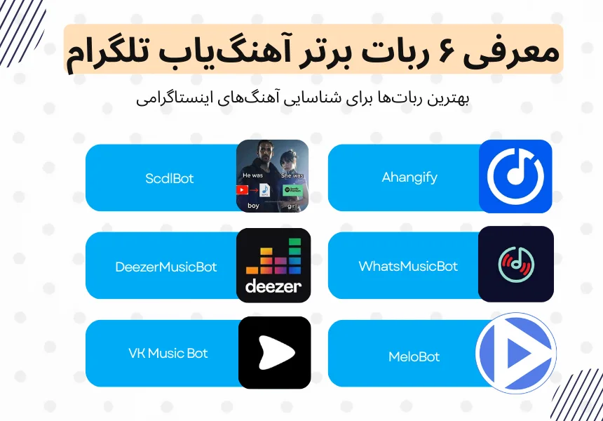معرفی بهترین ربات‌های آهنگ‌یاب تلگرام برای اینستاگرام