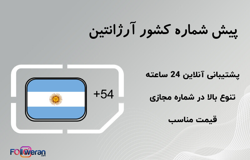 پیش شماره کشور آرژانتین