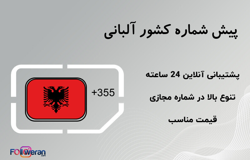 پیش شماره کشور آلبانی