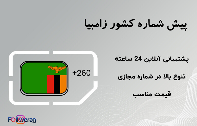 پیش شماره کشور زامبیا