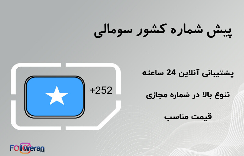 پیش شماره کشور سومالی