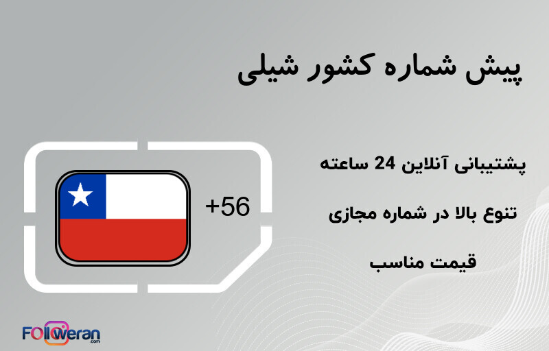 پیش شماره کشور شیلی
