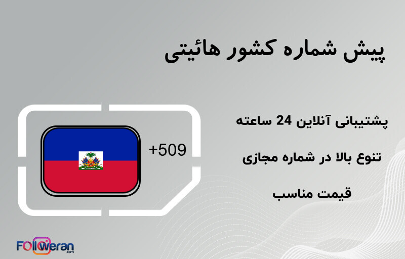 پیش شماره کشور هائیتی