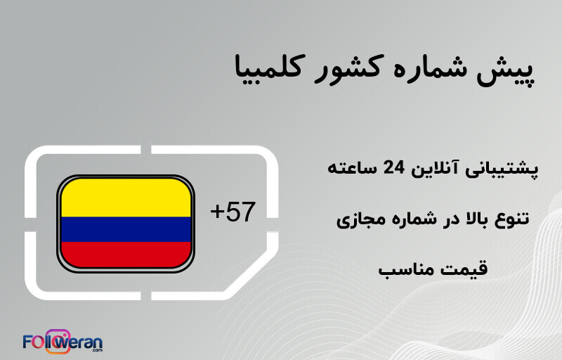پیش شماره کشور کلمبیا