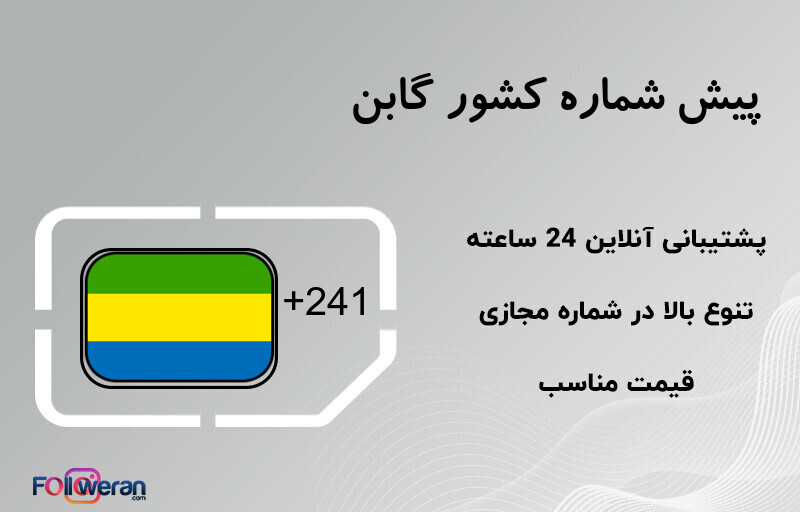 پیش شماره کشور گابن